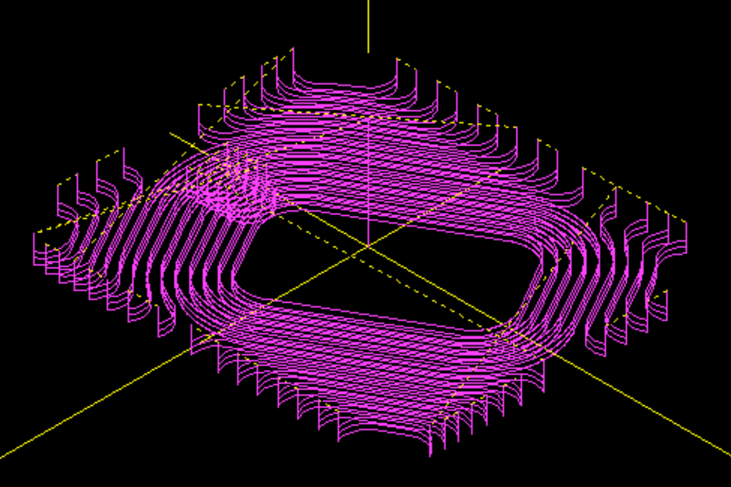 tool path simulation - Isometric Projection